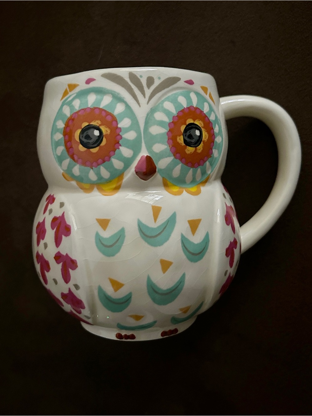 NATURAL LIFE Owl Mug “Be Happy”